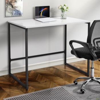 Asti AS900 computer desk (900x550x750H) black/White