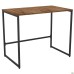Asti AS900 computer desk (900x550x750H) black/Livorno Oak