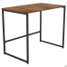 Asti AS900 computer desk (900x550x750H) black/Livorno Oak