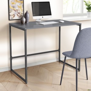 Asti AS900 computer desk (900x550x750H) black/Grey Slate