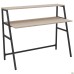 Mont Blanc desk (1250x550x1027H) black/Sonoma Oak