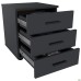 Asti AS400 pedestal (400x400x460H), anthracite