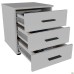 Asti AS400 pedestal (400x400x460H), white