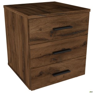 Asti AS400 pedestal (400x400x460H), oak Livorno
