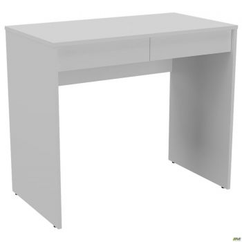 City-102 Desk with Two Drawers (900x500x780mm) White