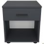City-401 bedside table, anthracite