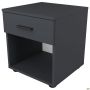 City-401 bedside table, anthracite