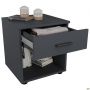 City-401 bedside table, anthracite