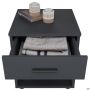City-401 bedside table, anthracite