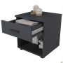 City-401 bedside table, anthracite