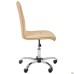 Samba-Home chrome chair, beige faux leather, no piping