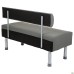 Smile 1200 sofa, grey faux leather