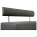 Smile 1200 sofa, grey faux leather