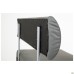 Smile 1200 sofa, grey faux leather