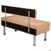 Smile 1200 sofa, beige faux leather