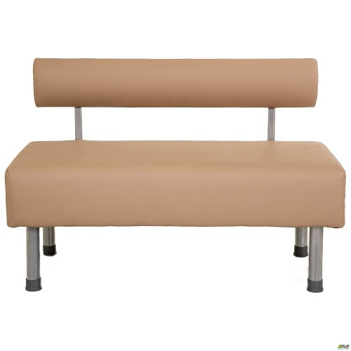 Smile 1200 sofa, beige faux leather