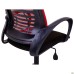 Dex chair, seat A-1/mesh backrest red