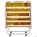 Classic folding bed, aluminum, with mattress, 1900x800, State brown