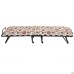 Classic folding bed, black, with mattress, 1900x800, Gazetka H-11