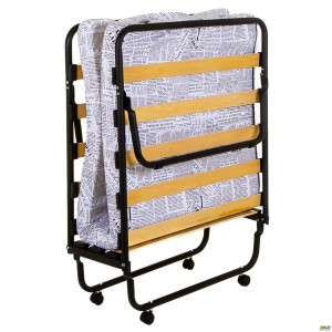 Classic folding cot black with mattress 1900×800 Newspaper H-47 (Press) Classic folding cot black with mattress 1900×800 Newspaper H-47 (Press)