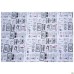 Classic folding cot black with mattress 1900×800 Newspaper H-38 (Tailor)