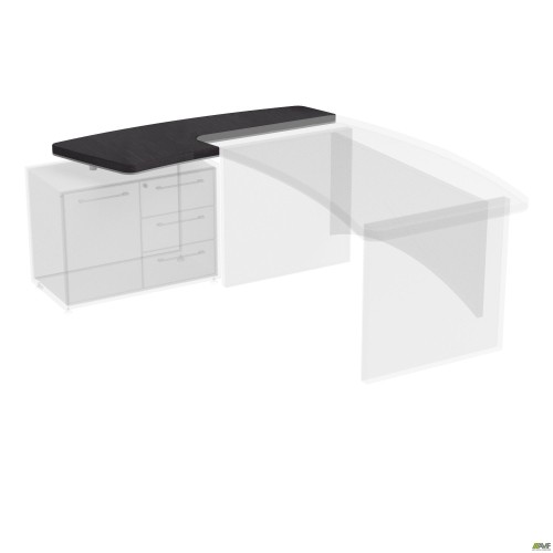 Side wing Onyx 670x1900x760 Mocha, left, extended size