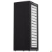 Onyx bookcase cabinet with glass 450x400x1090 Moco