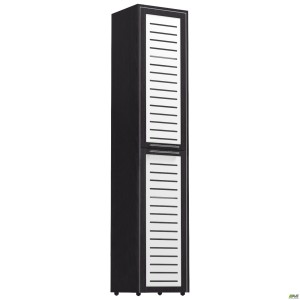 Onyx bookcase cabinet with glass 450x400x2172 Moco Onyx bookcase cabinet with glass 450x400x2172 Moco