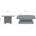 Onyx Coffee Table 1290x740x500 Mocha
