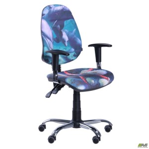 Bridge chair, chrome, Dolphins design No.5