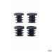 Bar end caps D22mm, black (set of 4)