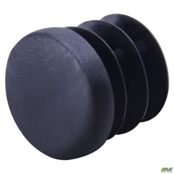 Bar end caps D22mm, black (set of 4)