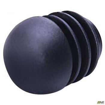 Bar end caps D20mm, black (set of 4)