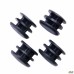 Plastic end caps D18mm (set of 4)