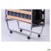 Classic folding cot aluminum-finish with mattress 1900×800 Kilt-1