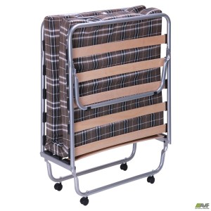 Classic folding cot aluminum-finish with mattress 1900×800 Kilt-4 Classic folding cot aluminum-finish with mattress 1900×800 Kilt-4