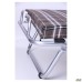 Classic-P folding cot aluminum-finish with mattress 1900×800 Kilt-4
