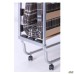 Classic-P folding cot aluminum-finish with mattress 1900×800 Kilt-4