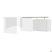 Onyx side wing 670x1900x760 Oak Cenamon, right-hand