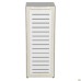 Low bookcase unit Onyx 450x400x1090 Oak Cinnamon, glass doors