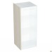Low bookcase unit Onyx 450x400x1090 Oak Cinnamon, glass doors