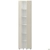 Tall bookcase unit Onyx 450x400x2172 Oak Cinnamon