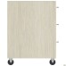Onyx Mobile Pedestal 455x440x560 Cinnamon Oak