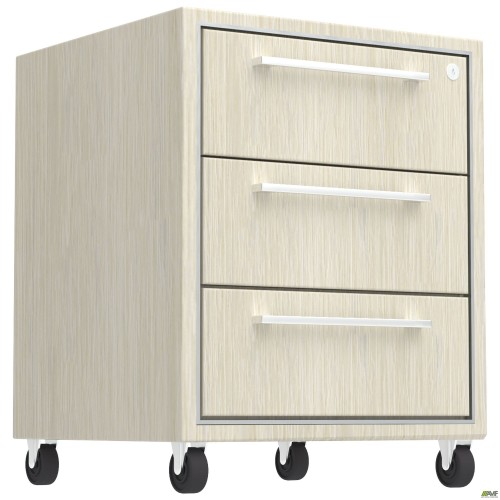 Onyx Mobile Pedestal 455x440x560 Cinnamon Oak