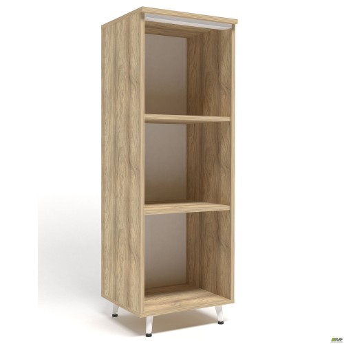 Delta DL-603 Open Bookshelf 434x420x1292 Blackwood Barley / White-Beige Legs