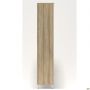 Delta DL-901 open bookcase (864x420x2078mm), Blackwood Barley / Beige-white legs