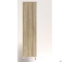 Delta DL-902 open bookcase (864x420x1685mm), Blackwood Barley / Beige-white legs