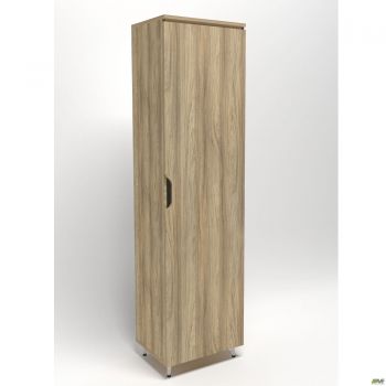 Гардероб Delta DL-906 (550х420х2078мм) Блеквуд Ячмінний / Опора білий беж