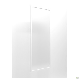 Delta DL-711L glass facade (426x1177x20mm) white profile