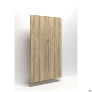 Delta DL-702LR chipboard facade set (852x1567) Blackwood Barley